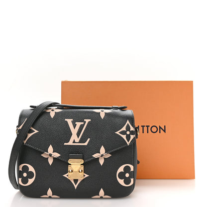 Louis Vuitton Empreinte Monogram Giant Pochette Metis Black Beige 18 of 19