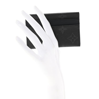 Louis Vuitton Monogram Eclipse Porte-Cartes Double Card Holder 2 of 6