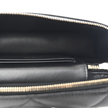 Chanel Caviar Quilted Top Handle Slim Vanity With Chain Black 4 of 10