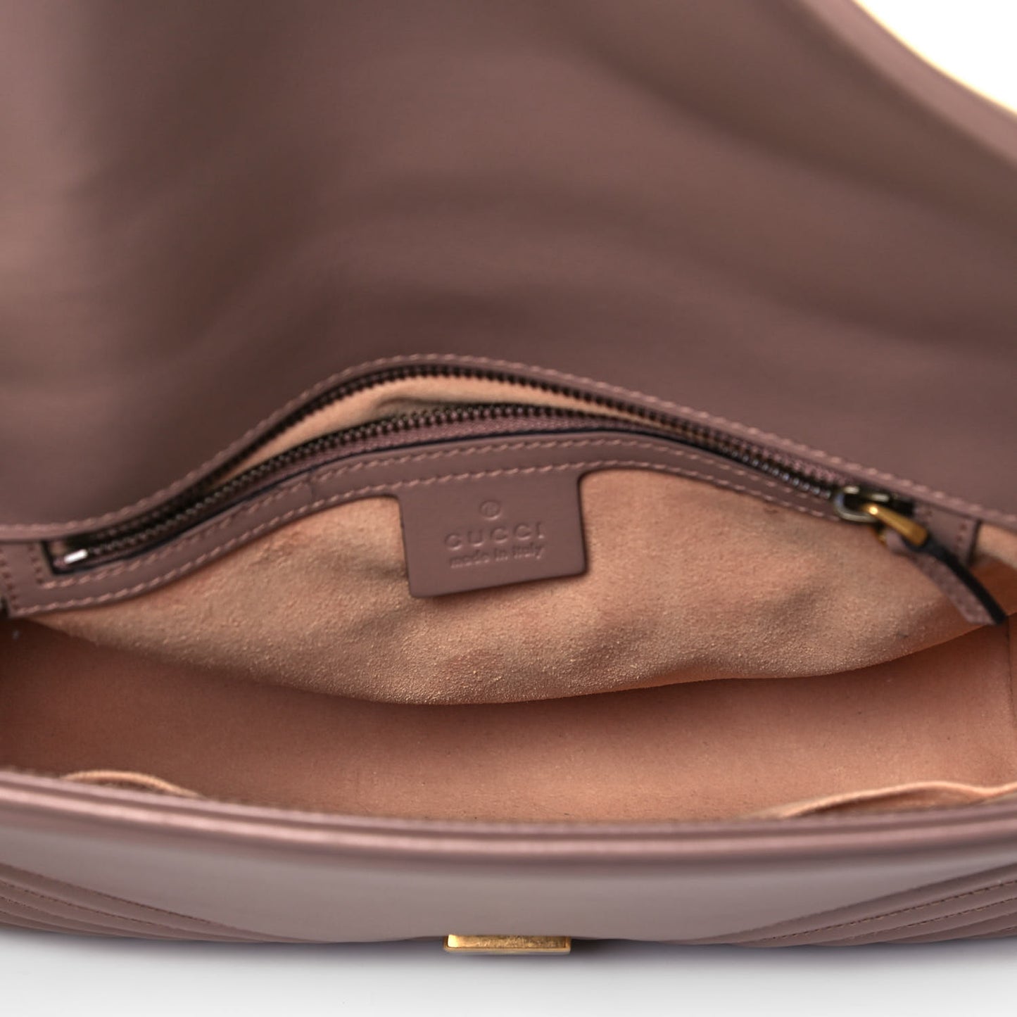 Calfskin Matelasse Small GG Marmont Top Handle Shoulder Bag Porcelain Rose