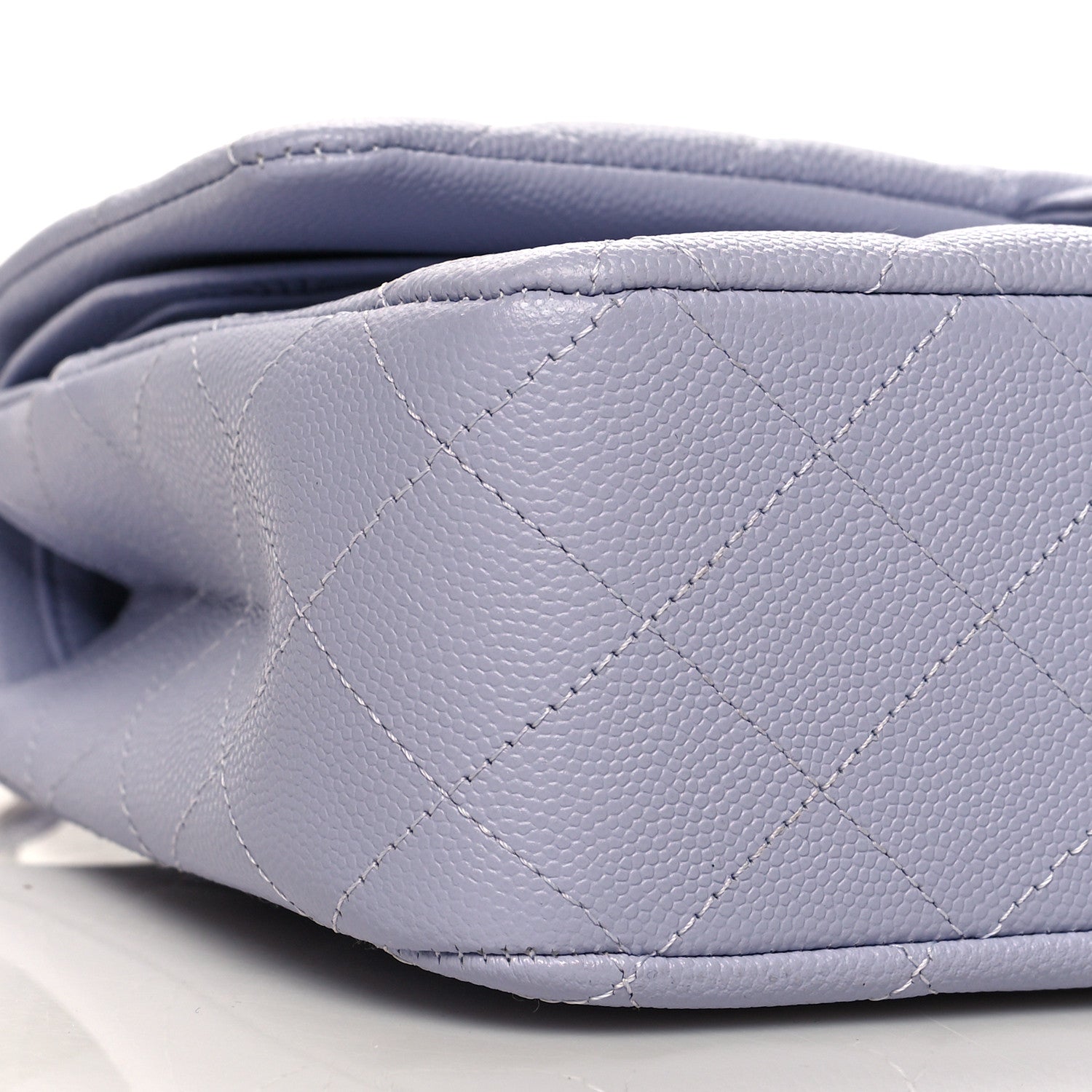 Chanel Caviar Quilted Medium Double Flap Light Purple 9 of 11