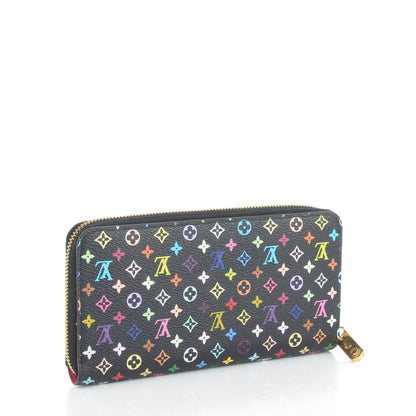 Louis Vuitton Monogram Multicolor Zippy Wallet Black Grenade 3 of 7