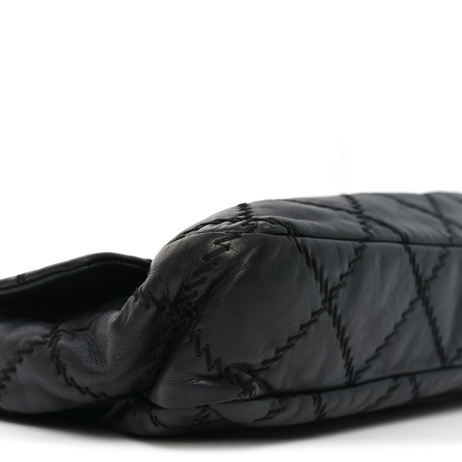 Chanel Lambskin Ultimate Stitch Maxi Flap Black 9 of 10