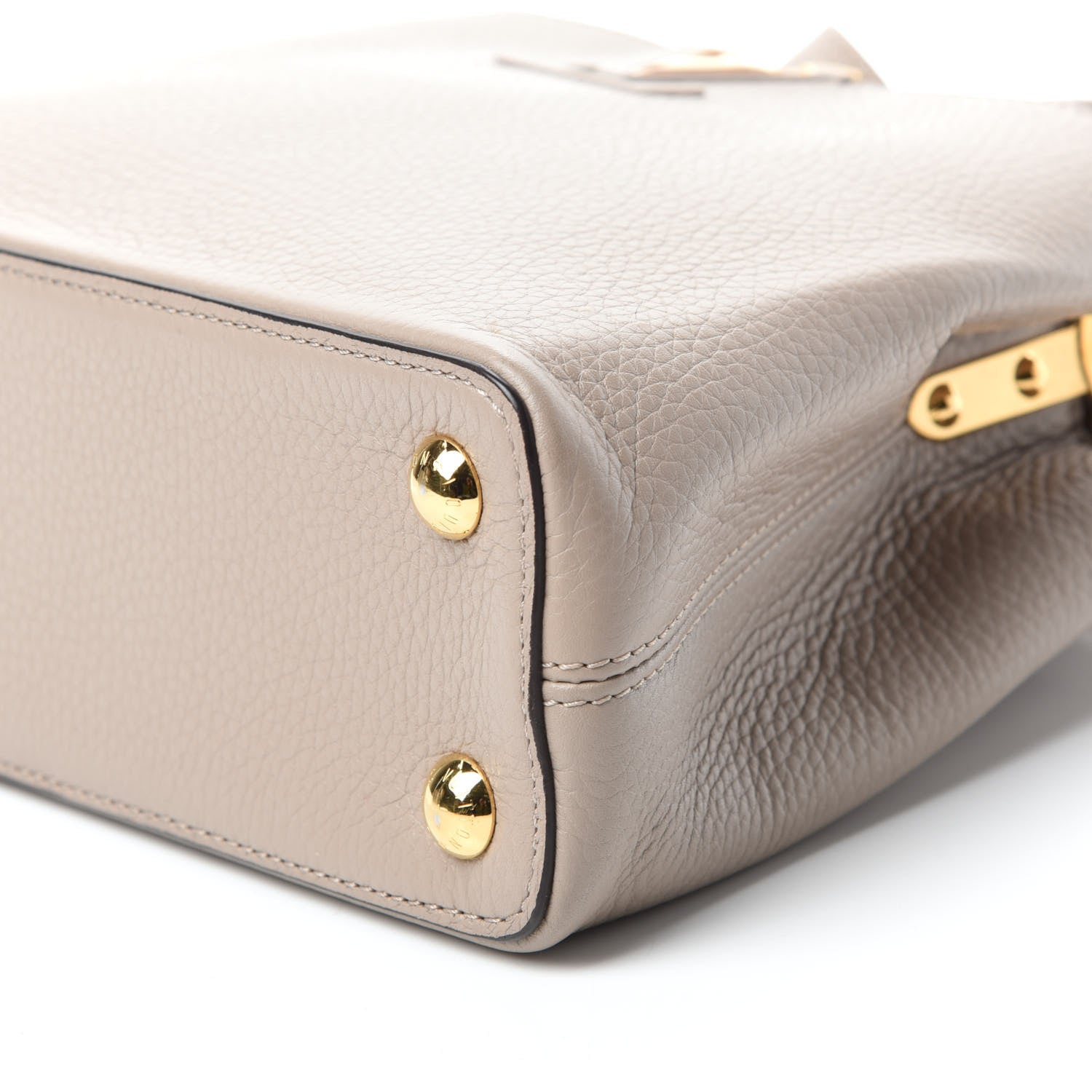 Louis Vuitton Taurillon Capucines BB Galet 7 of 12