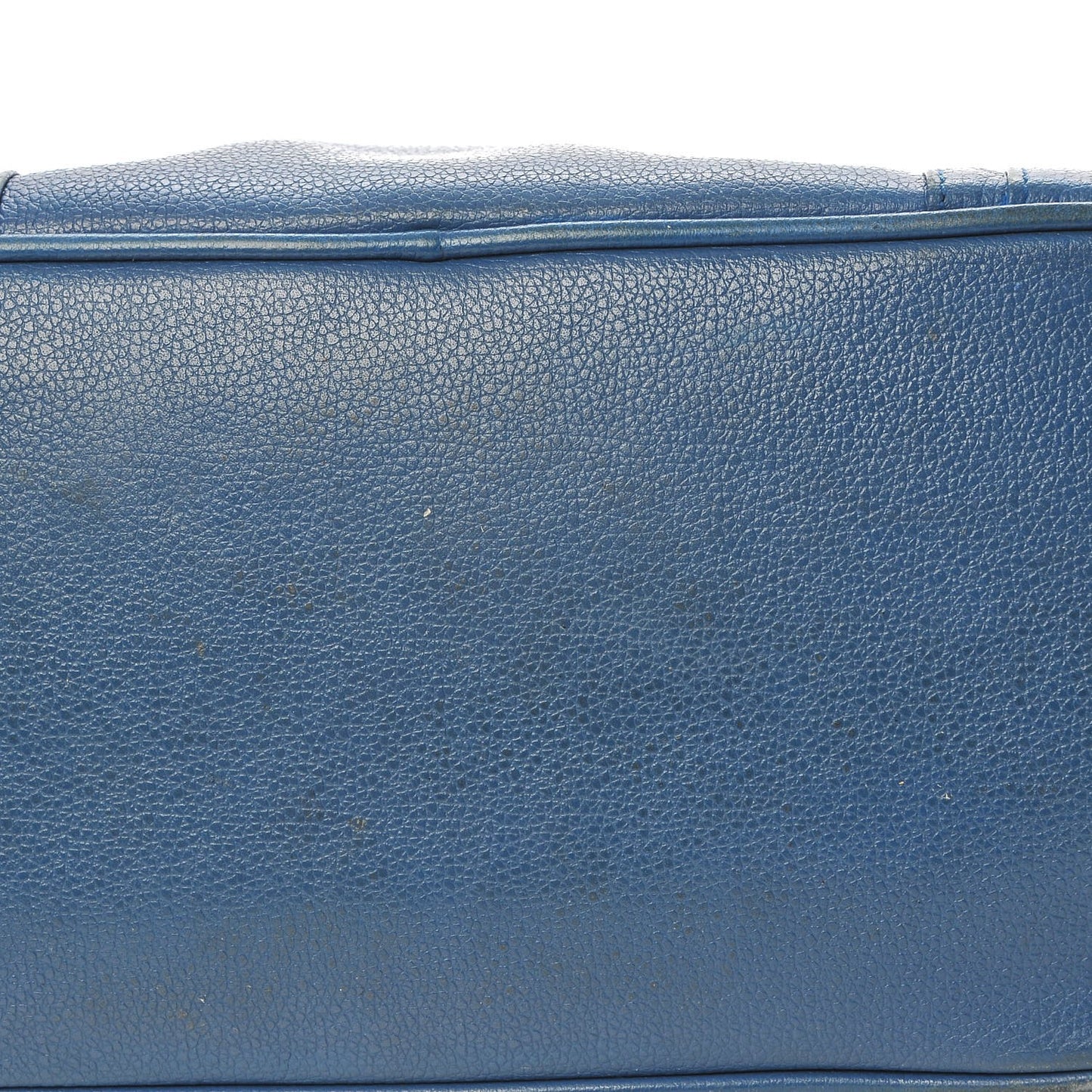 Calfskin Studded Tote Bag Blue