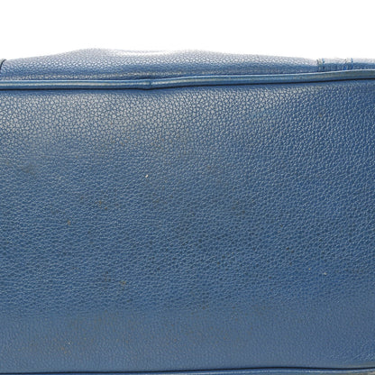 MCM Calfskin Studded Tote Bag Blue 17 of 24