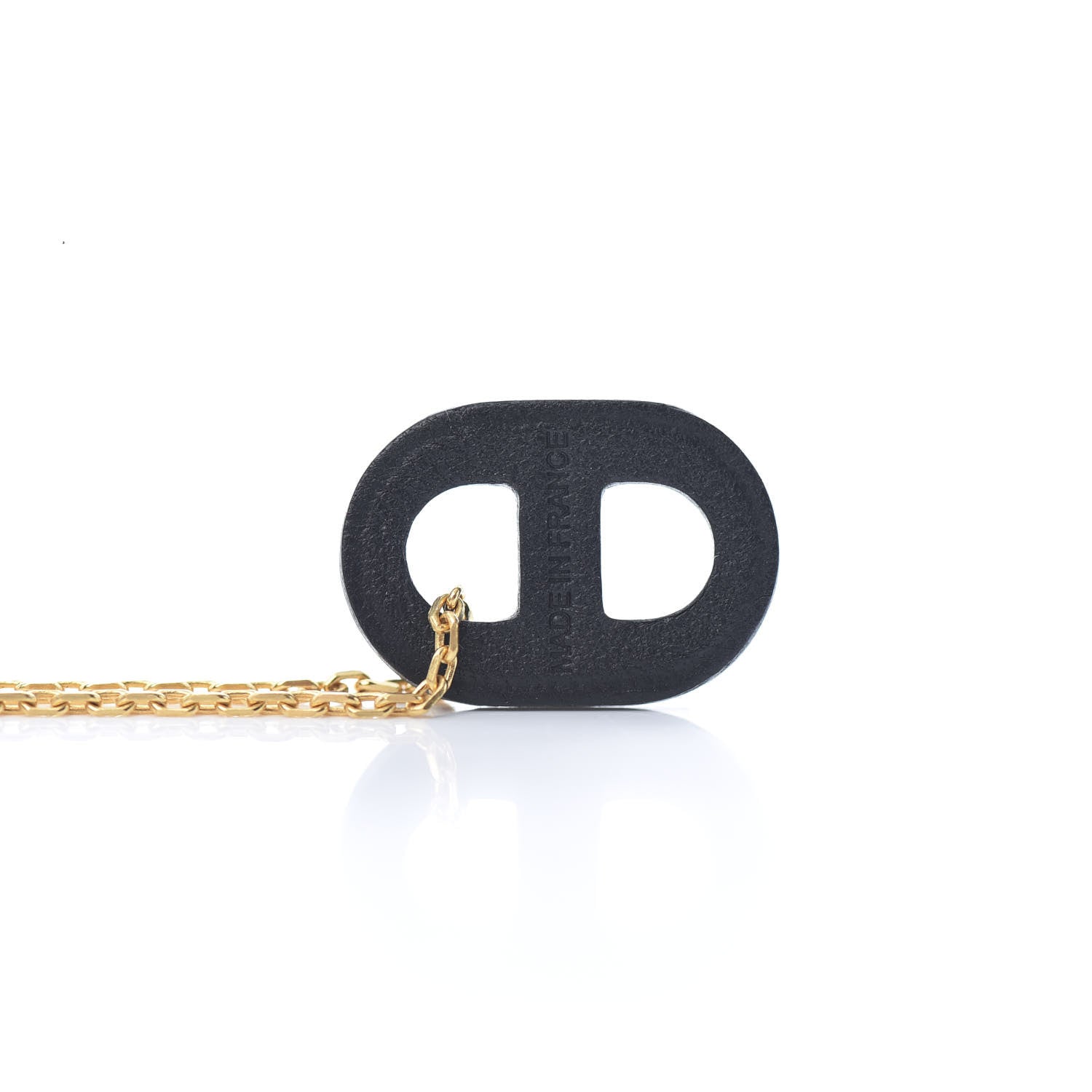 Hermes Swift O'Maillon Pendant Necklace Black 5 of 6