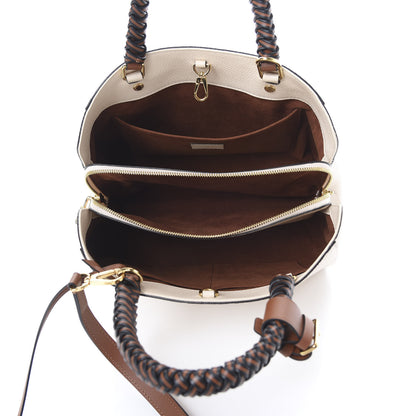Louis Vuitton Empreinte Braided Montaigne MM Creme Beige Caramel 4 of 9