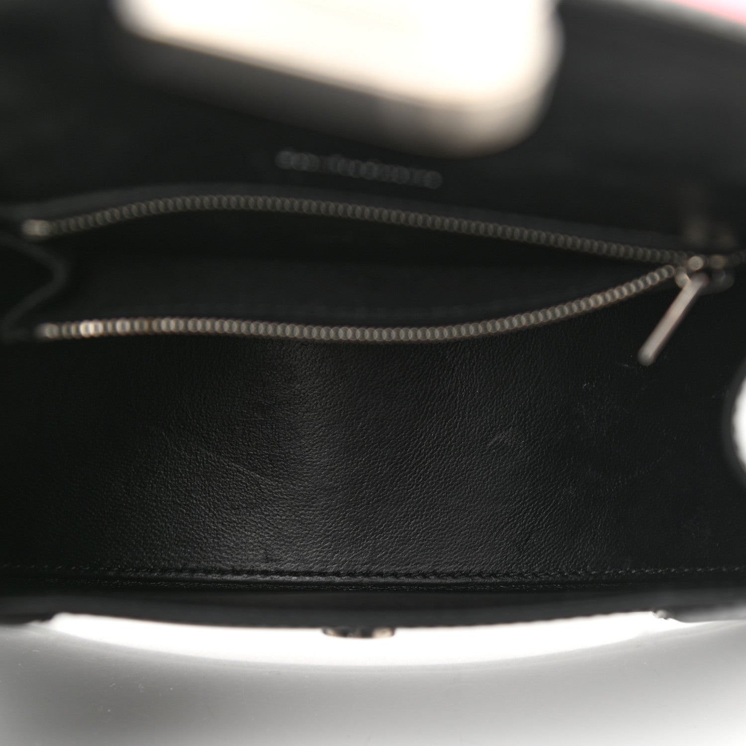 Balenciaga Shiny Box Calfskin Graffiti Logo Small Hourglass Top Handle Bag Black Pink 5 of 11