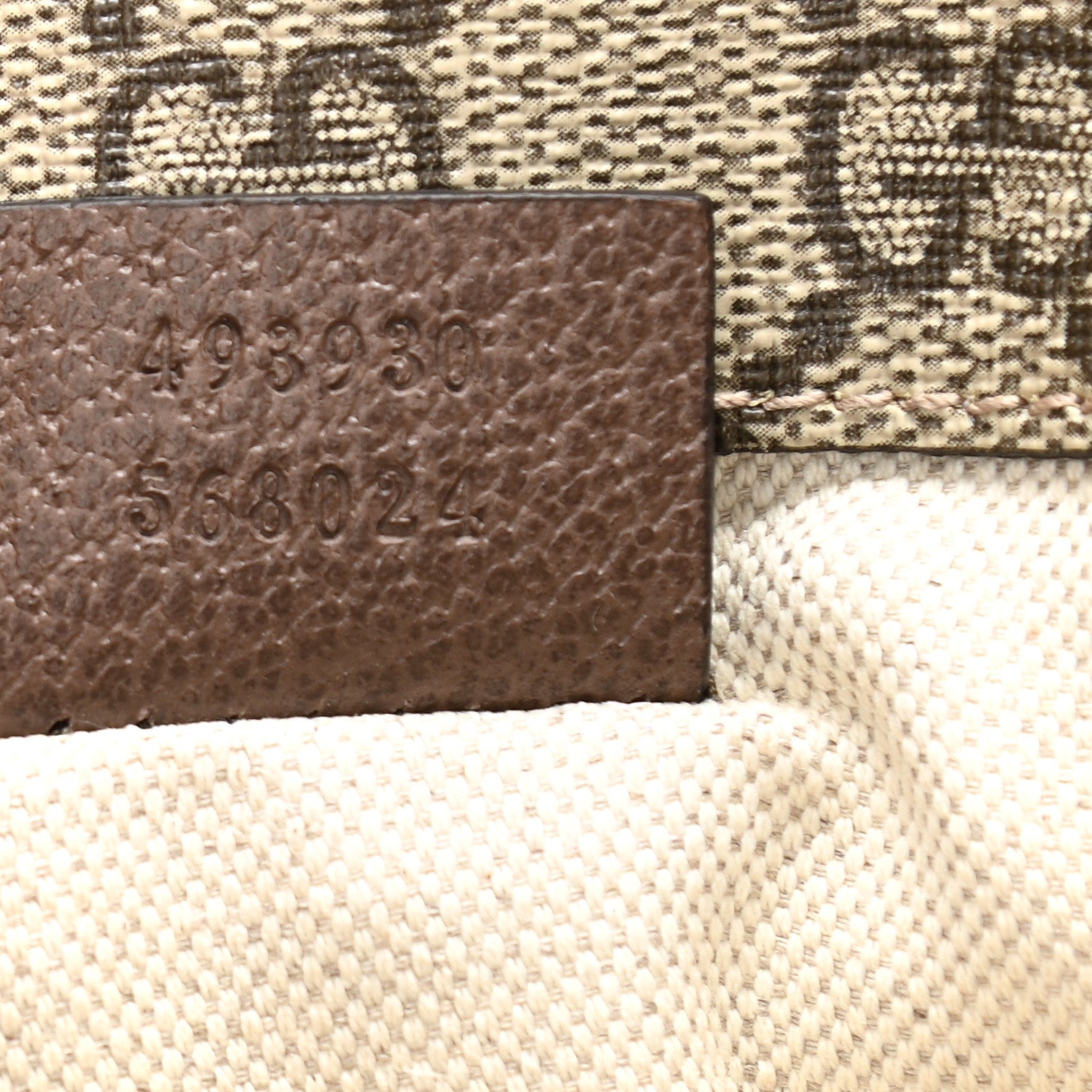 Gucci GG Supreme Monogram Neo Vintage Web Belt Bag Brown 7 of 12