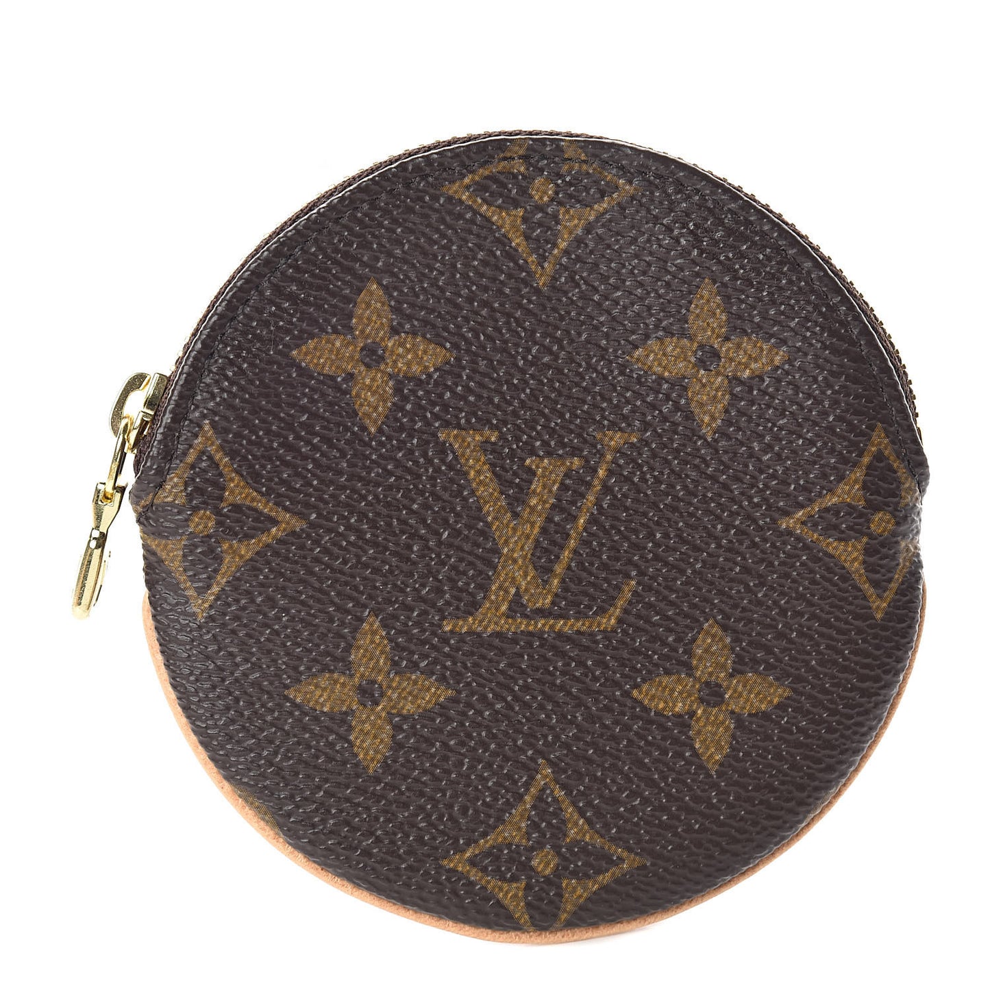 Monogram Round Coin Purse