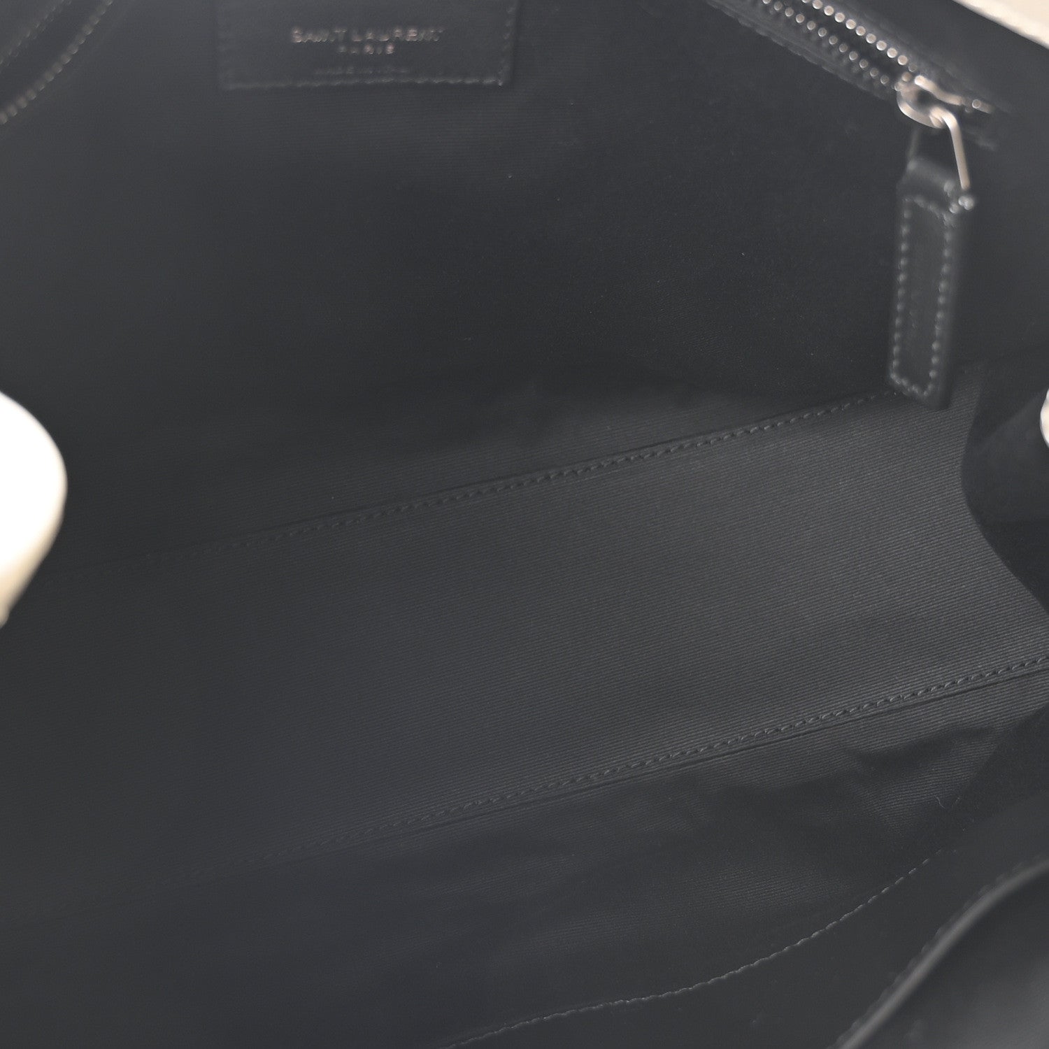 Saint Laurent Crinkled Calfskin Matelasse Monogram Medium Niki Shopper Tote Crema Soft 5 of 10