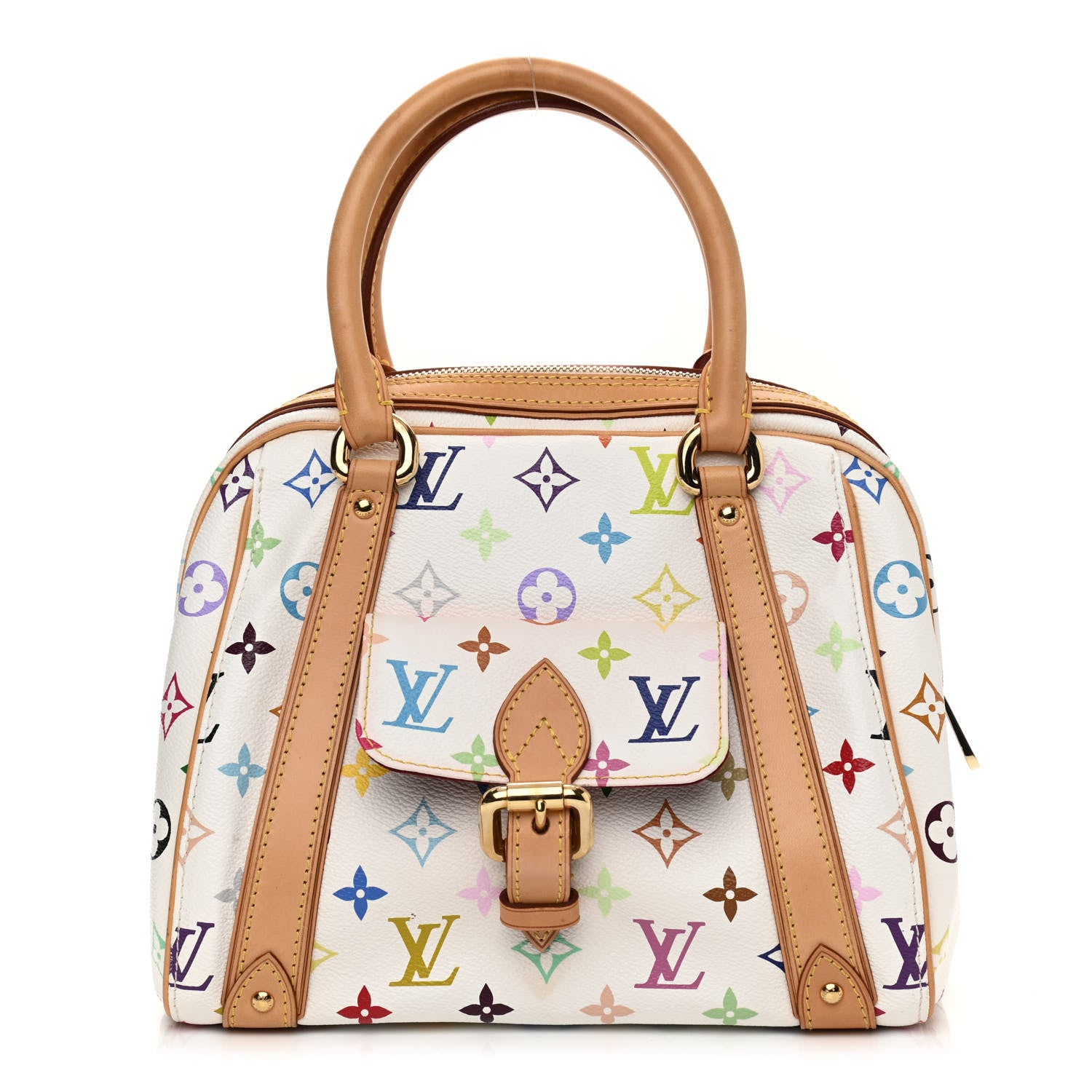 Louis Vuitton Monogram Multicolor Priscilla White 1 of 14