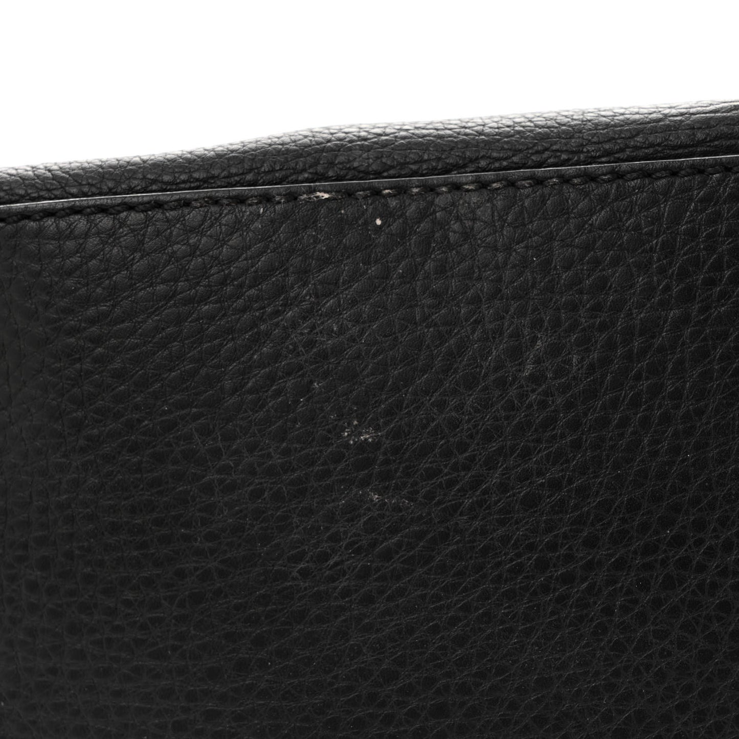 Grained Calfskin Va Va Voom Shoulder Bag Black