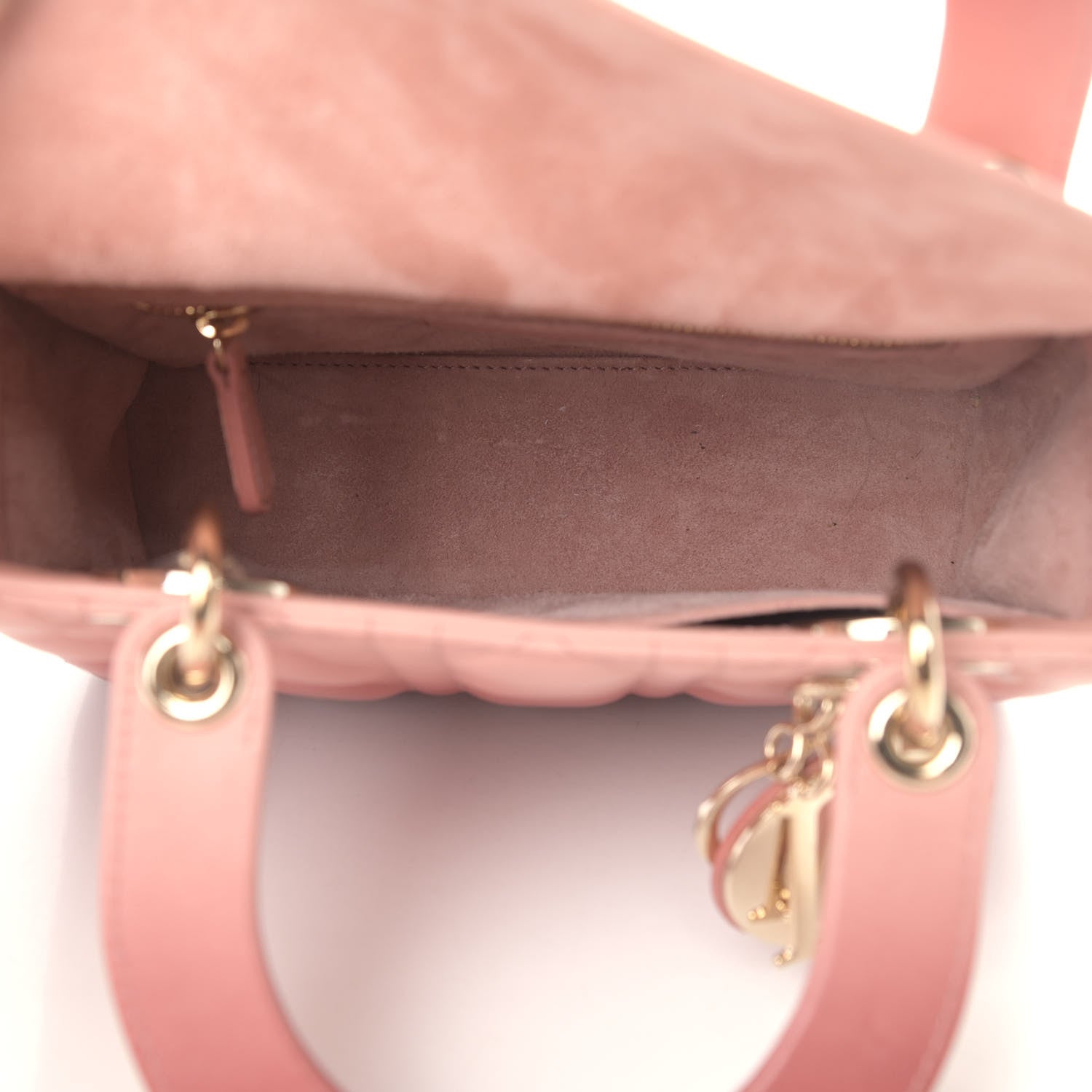 Christian Dior Lambskin Cannage Gradient Small My ABCDior Lady Dior Pink 4 of 7