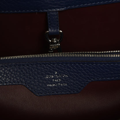Louis Vuitton Taurillon Capucines MM Indigo 7 of 7