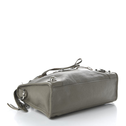 Balenciaga Chevre Silver Metallic Edge Hardware City Gris Taupe 5 of 11