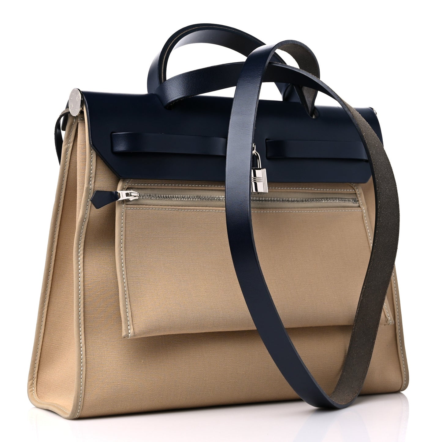 Vache Hunter Toile Herbag Zip 31 PM Trench Bleu Indigo
