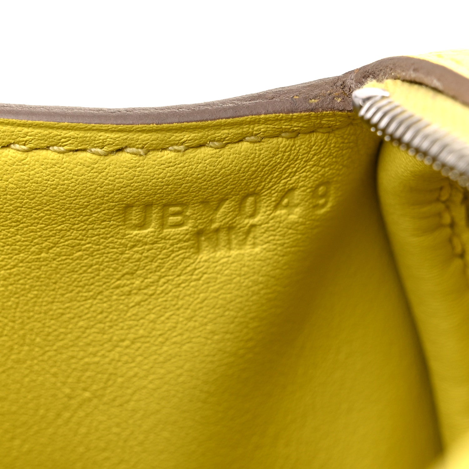 Hermes Taurillon Clemence Mini Lindy 20 Lime 7 of 10