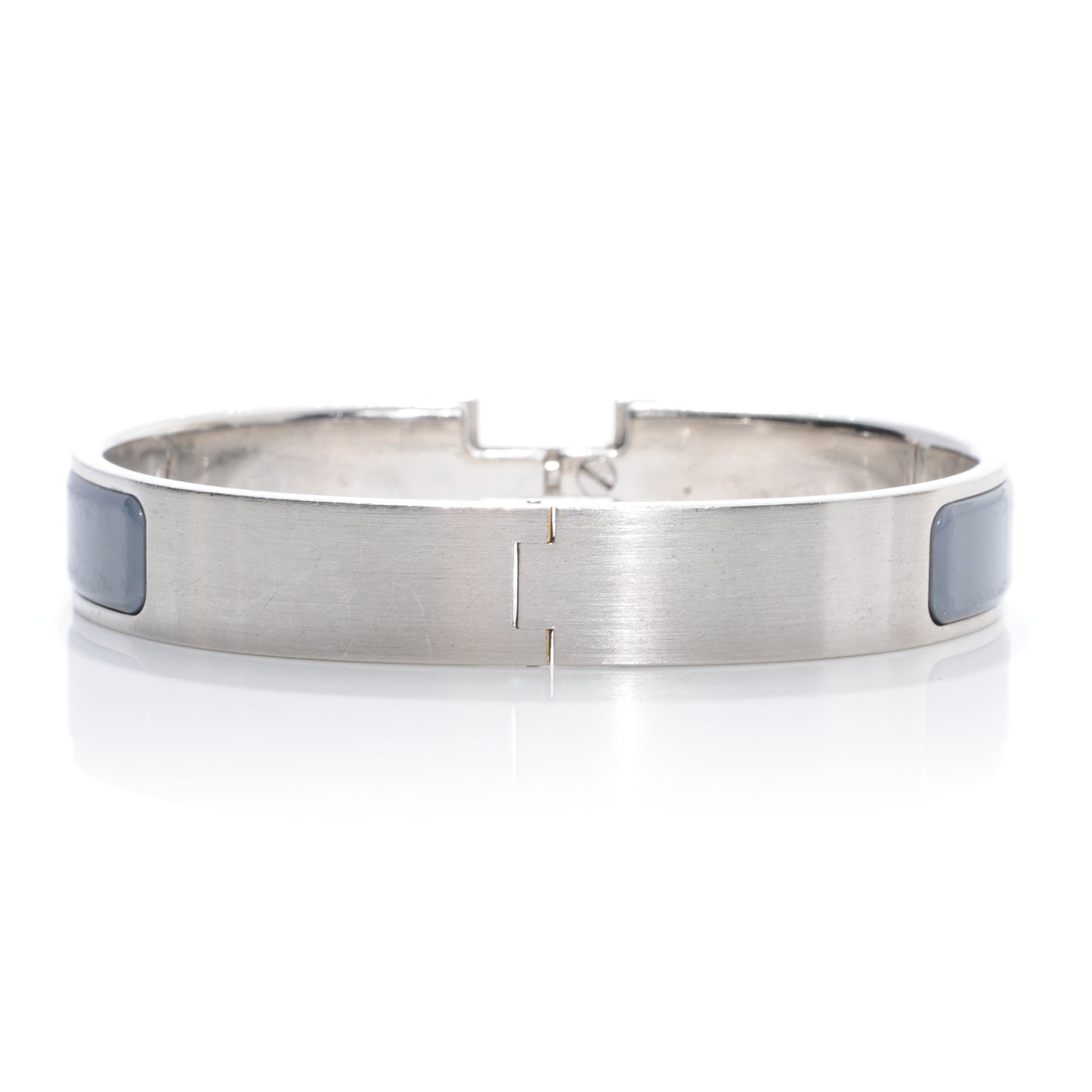 Enamel Narrow Clic Clac HH Bracelet GM Ardoise
