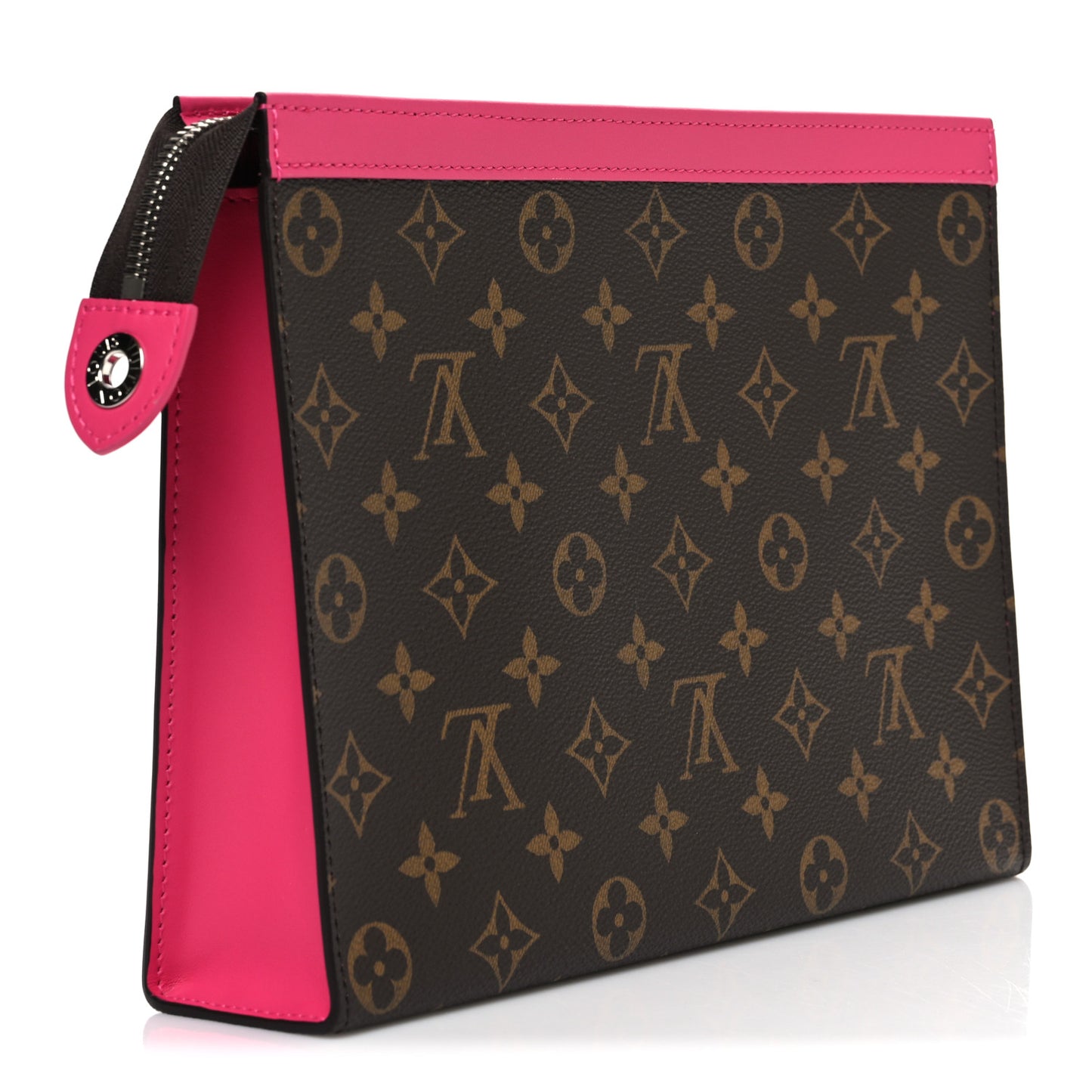 Monogram Macassar Pochette Voyage MM  Fuchsia