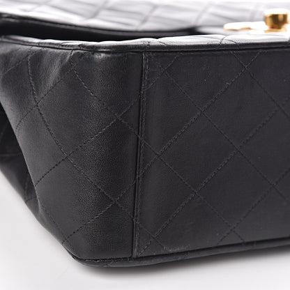 Chanel Lambskin Quilted XL Jumbo Single Flap Black 11 of 12