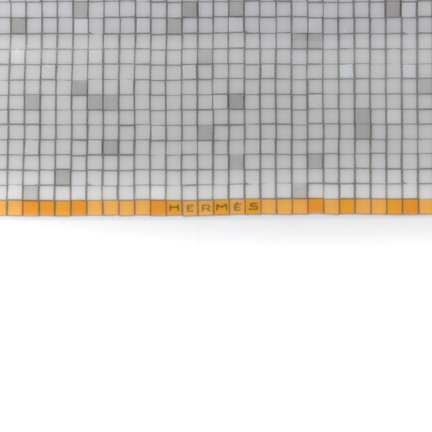 Hermes Porcelain Mosaique au 24 Square Plate 3 of 4