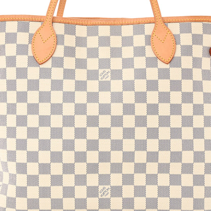 Louis Vuitton Damier Azur Neverfull MM 7 of 9