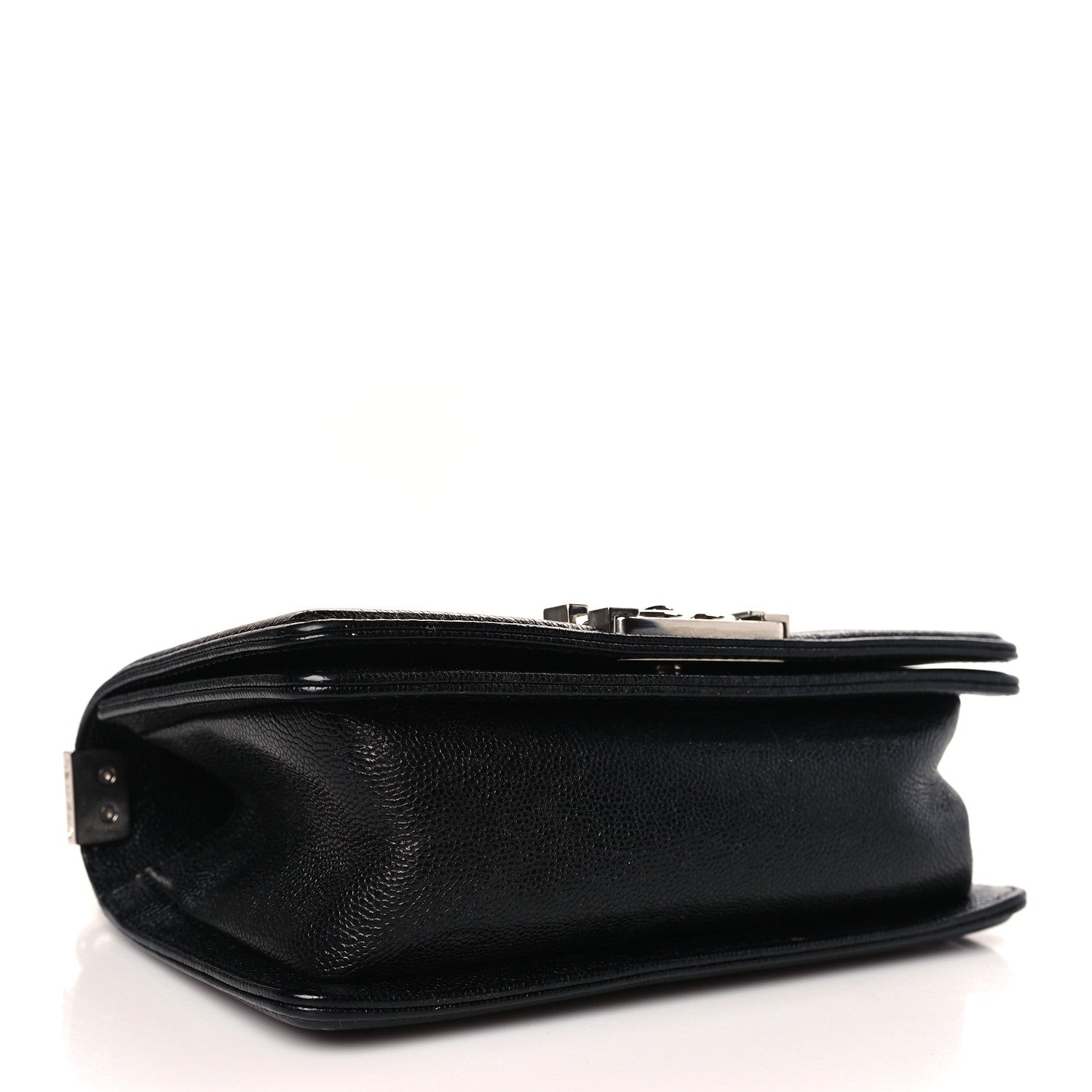 Chanel Caviar Chevron Quilted Small Boy Flap Black 4 of 9