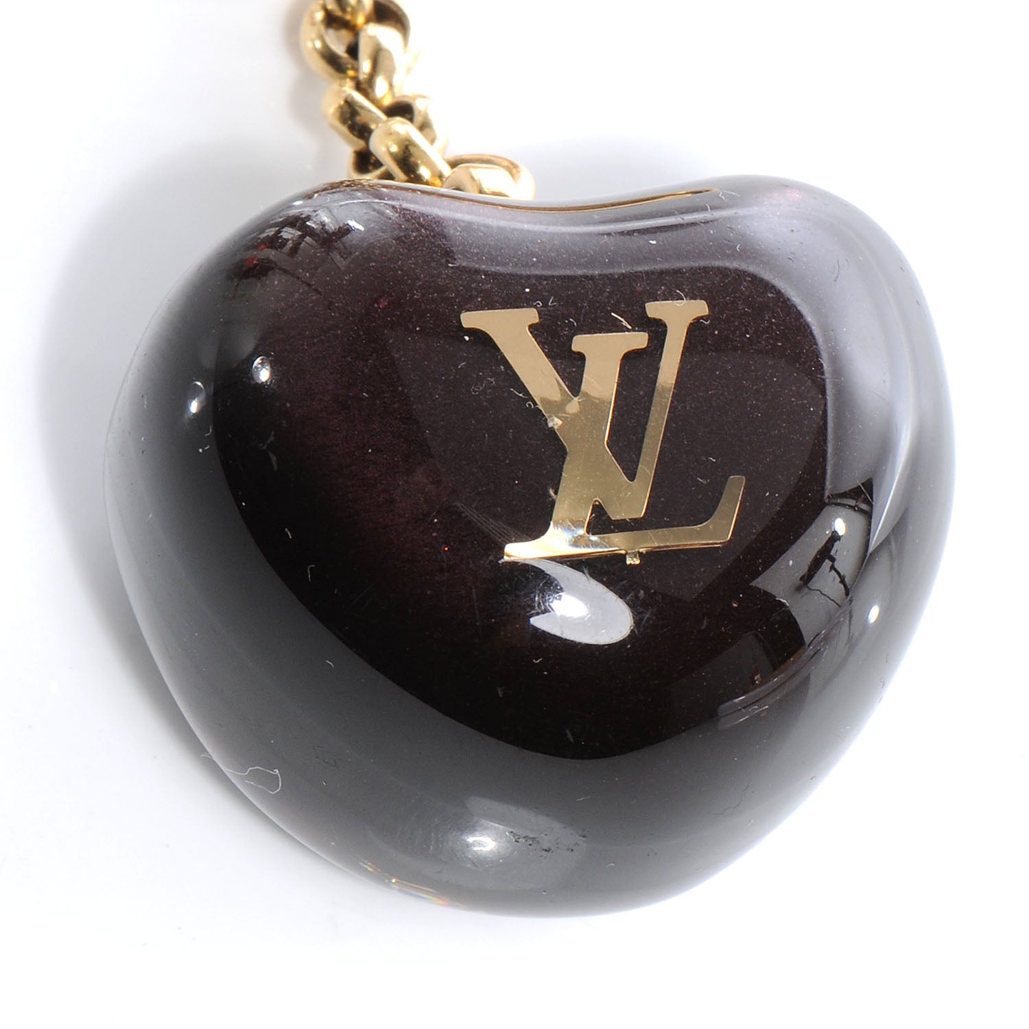 Louis Vuitton Key Holder Bag Charm Amarante 4 of 5