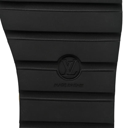 Louis Vuitton Patent Calfskin Monogram Pool Pillow Comfort Sandals 39 Gold Black Brown 7 of 9