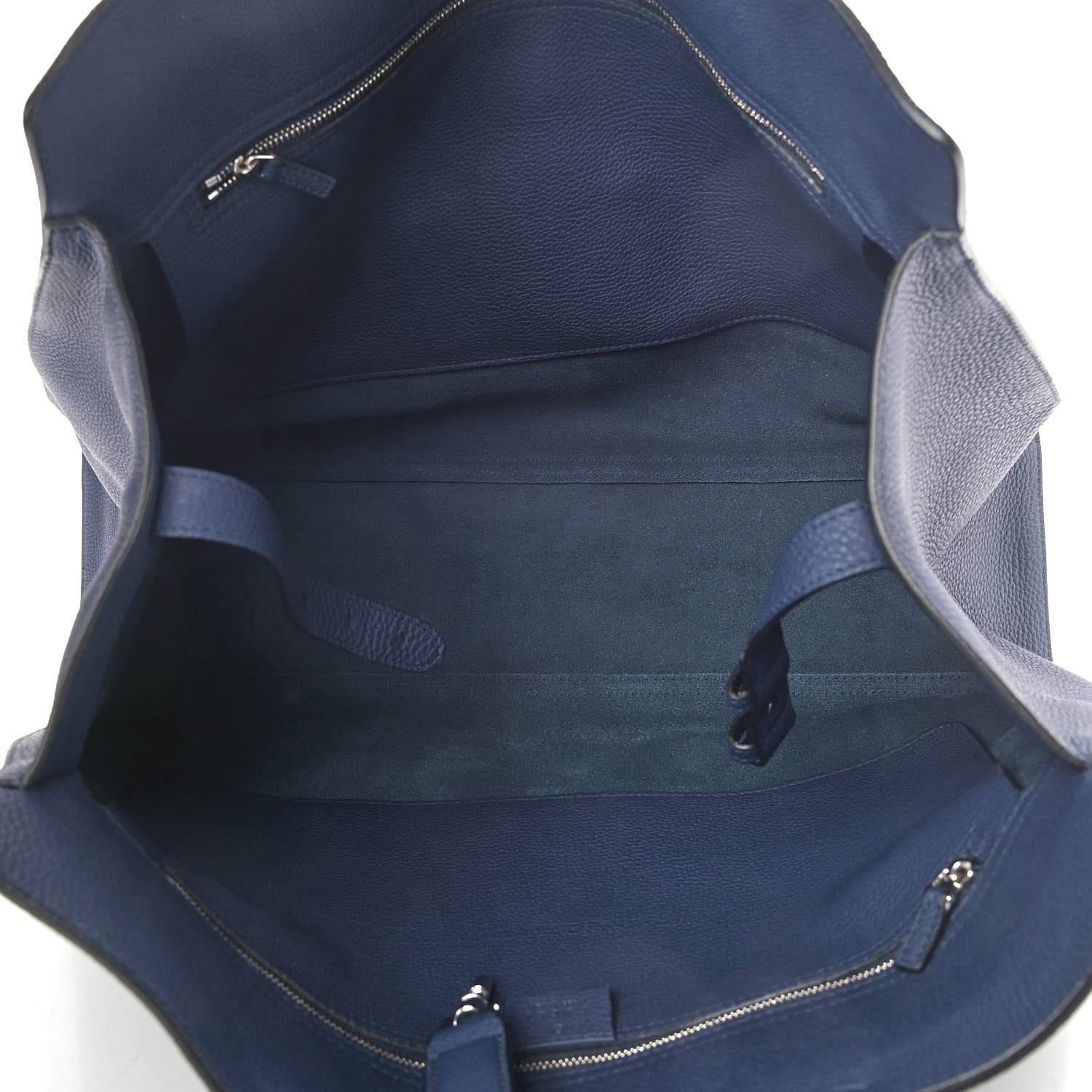 Gucci Soft Calfskin Medium Jackie Top Handle Bag Classic Blue Marine 5 of 9
