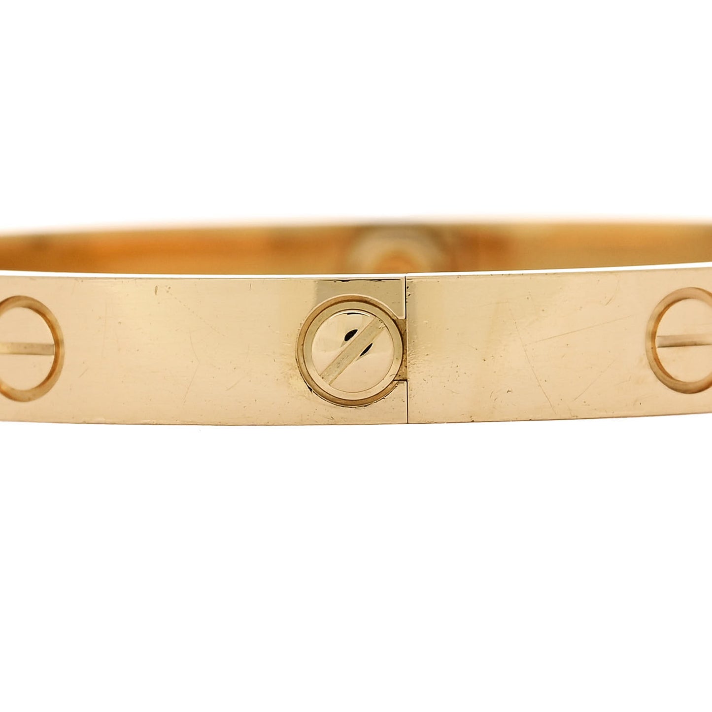 18K Yellow Gold LOVE Bracelet 17