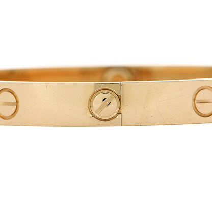 Cartier 18K Yellow Gold LOVE Bracelet 17 6 of 9