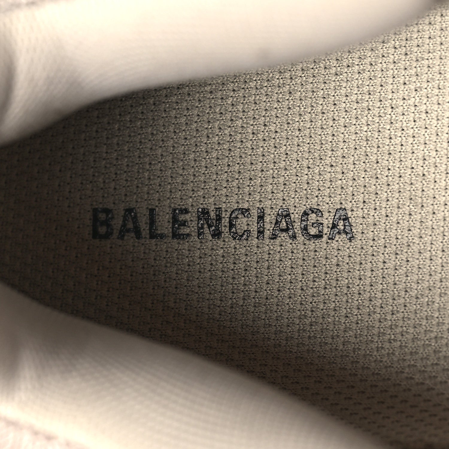 Balenciaga Fabric Mesh Clear Sole Womens Triple S Sneakers 40 Beige 7 of 7