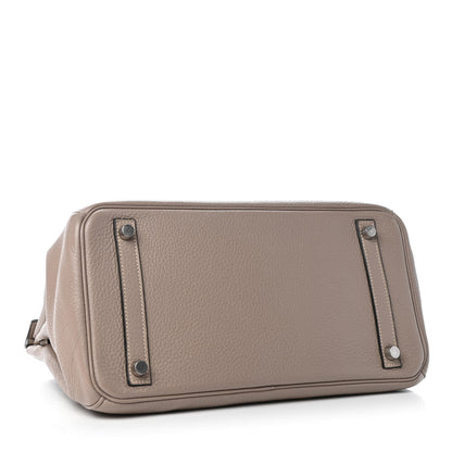 Hermes Togo Birkin 30 Gris Tourterelle 4 of 9