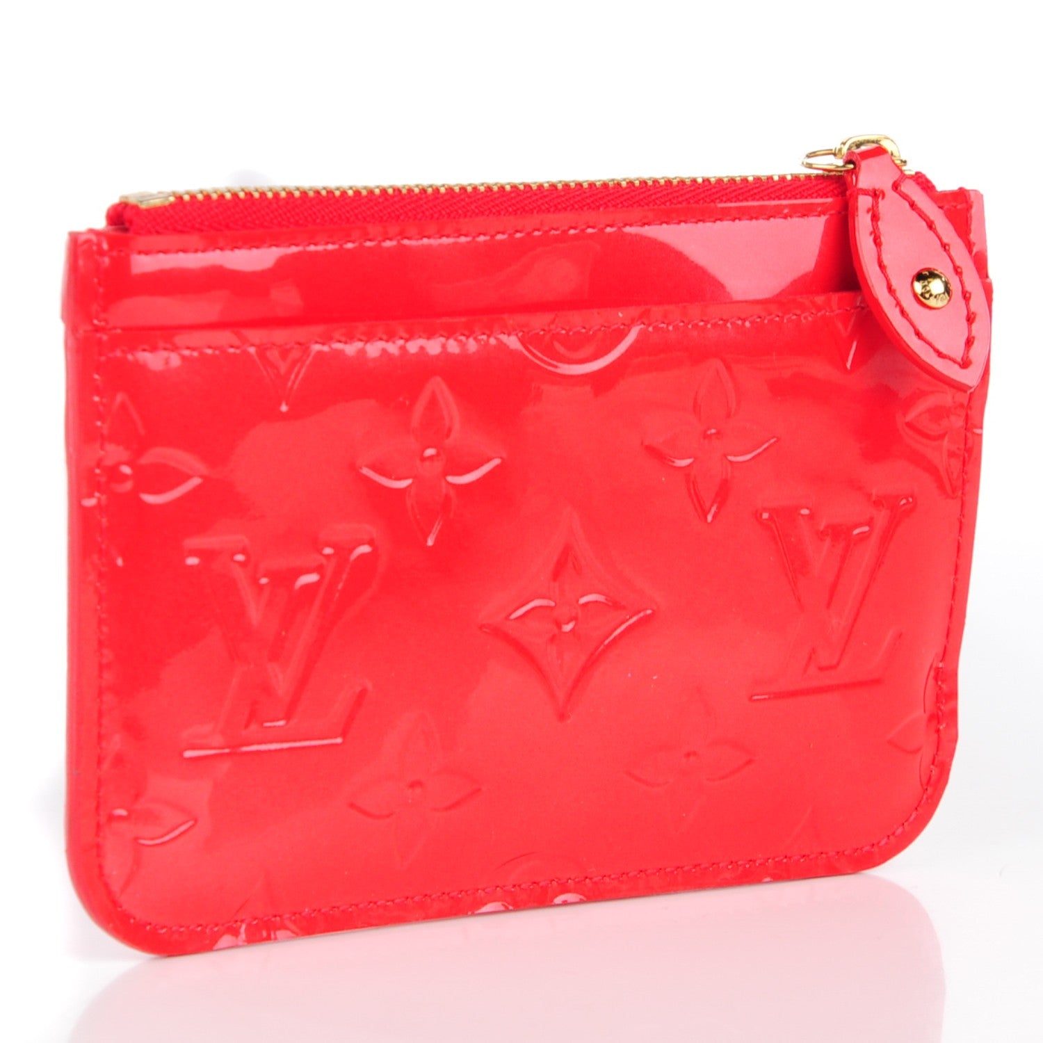 Louis Vuitton Vernis Key Pouch Rouge Grenadine 3 of 7
