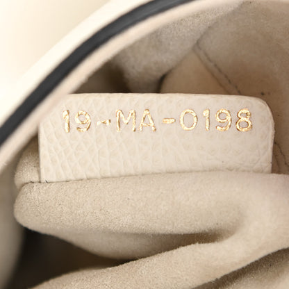 Christian Dior Grained Calfskin Mini Saddle Bag White 7 of 10