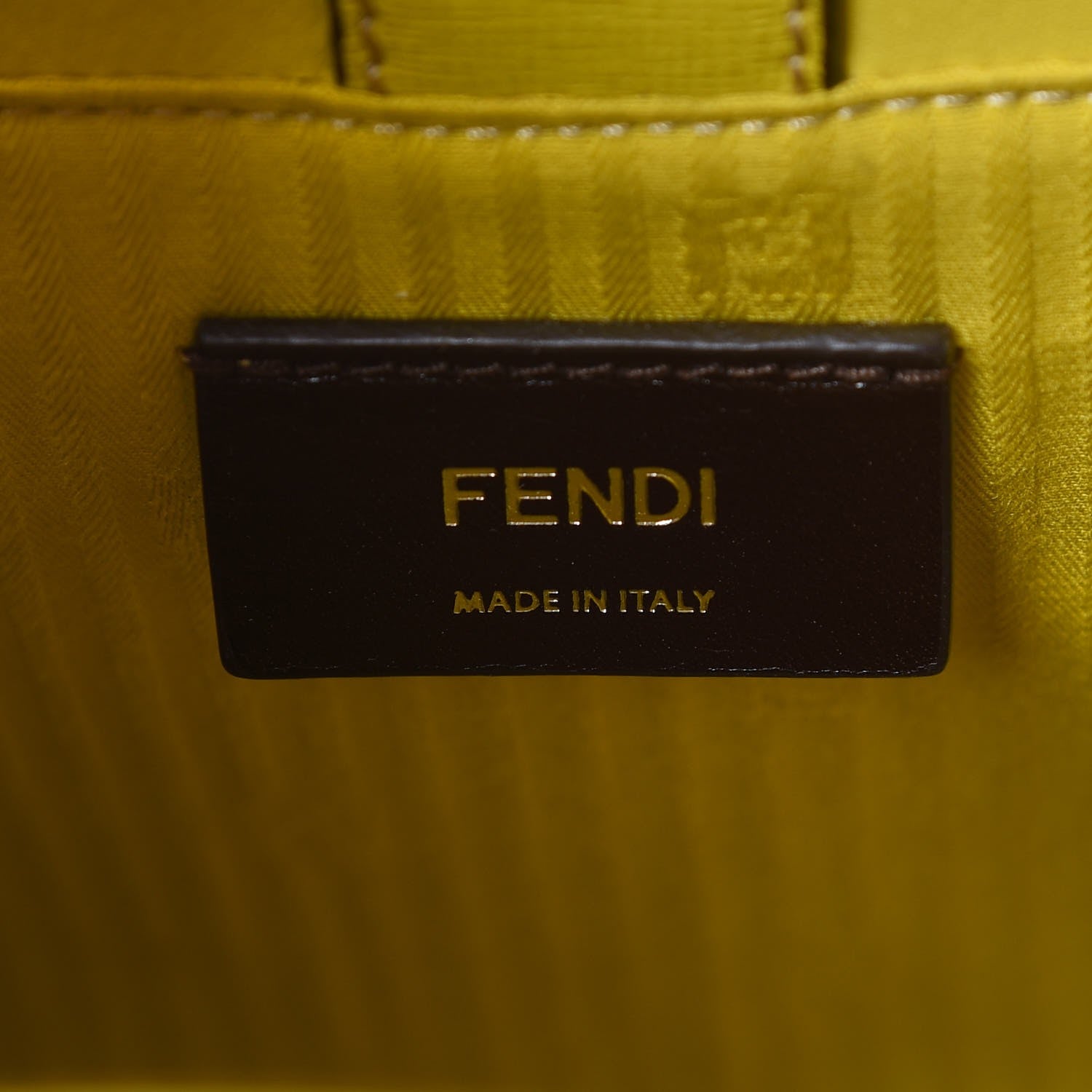 Fendi Vitello Elite Petite 2Jours Tote Cedro 7 of 11