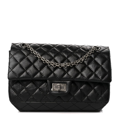 Chanel Aged Calfskin Quilted 2.55 Reissue 225 Flap Black 1 of 11