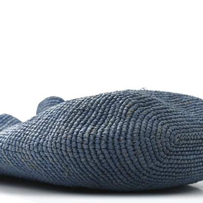 Loewe Raffia Mini Slit Tote Bag Blue 10 of 11