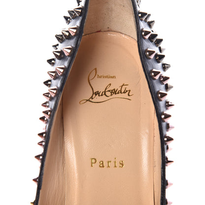 Christian Louboutin Nappa Follies Spikes 100 Pumps 39.5 Black 8 of 10