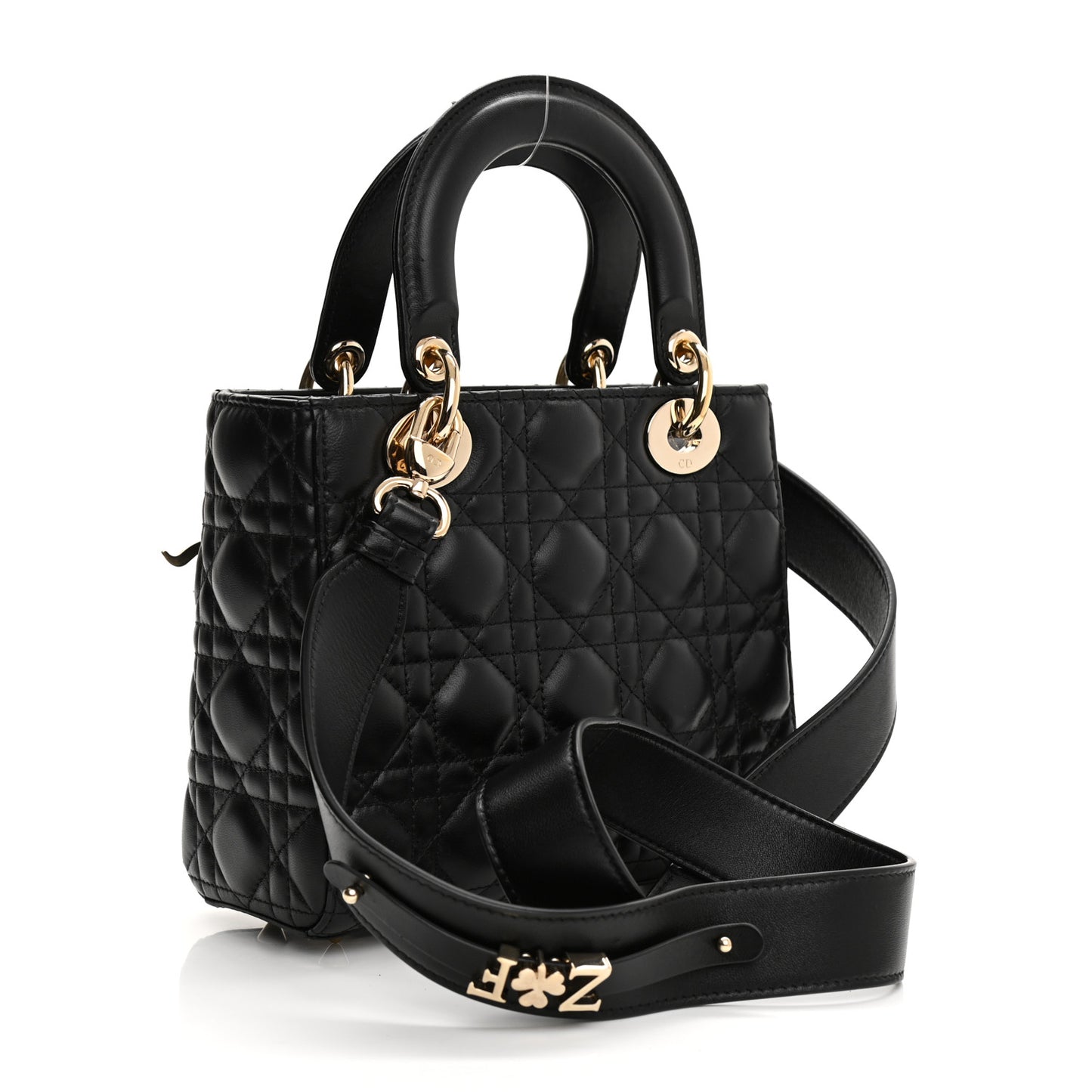 Lambskin Cannage Small My ABCDior Lady Dior Black