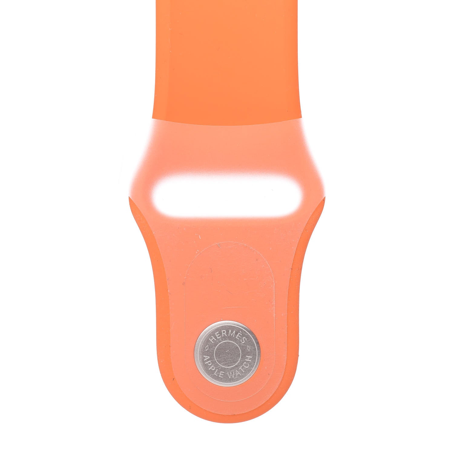 Hermes Silicone 44mm Apple Sports Watch Single Tour Band Orange 5 of 6