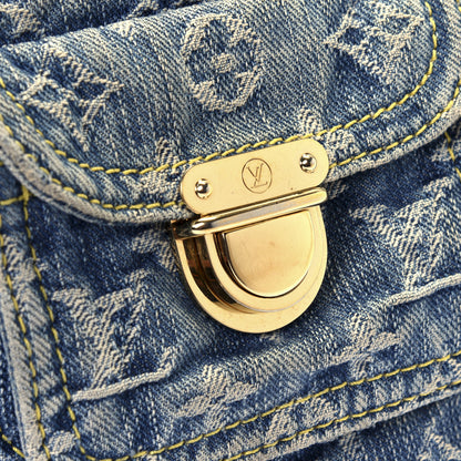 Louis Vuitton Monogram Denim Baggy PM Blue 10 of 10
