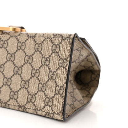 Balenciaga X GUCCI GG Supreme Monogram Small Hourglass Top Handle Bag Beige Ebony 10 of 11