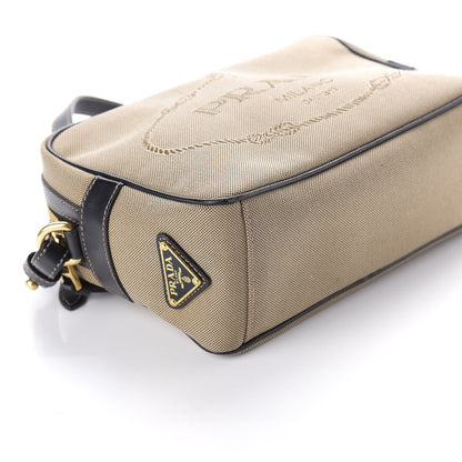 Prada Jacquard Logo Camera Bag Corda Bruciato 8 of 9