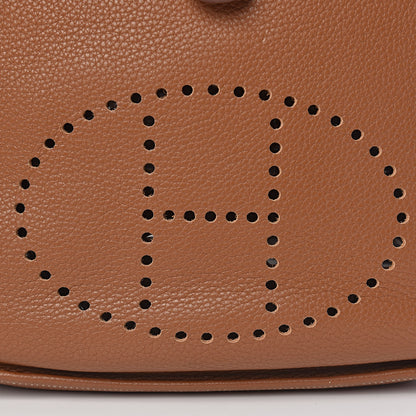 Hermes Taurillon Clemence Evelyne III GM Gold 12 of 13