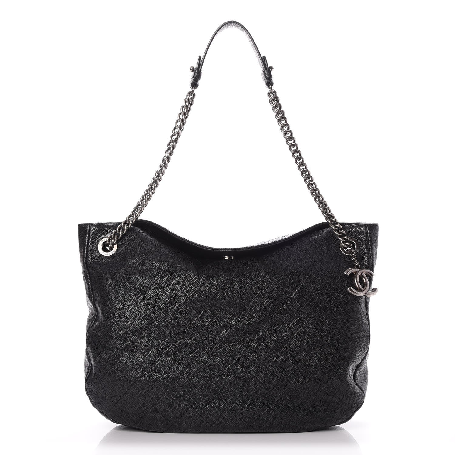 Chanel Caviar Quilted Simply CC Hobo Black 1 of 7