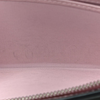 Christian Dior Calfskin Bi-Color Envelope Chain Wallet Pink Black 11 of 15